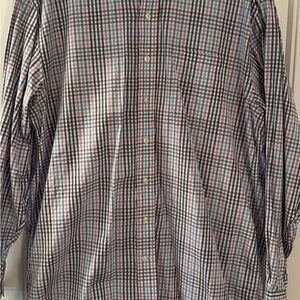 Vineyard Vines Blue and Pink Checkered Shirt